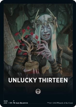 Unlucky Thirteen Theme Card (J22-026) [Jumpstart 2022]