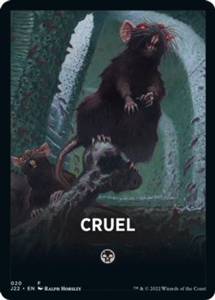 Cruel Theme Card (J22-020) [Jumpstart 2022]