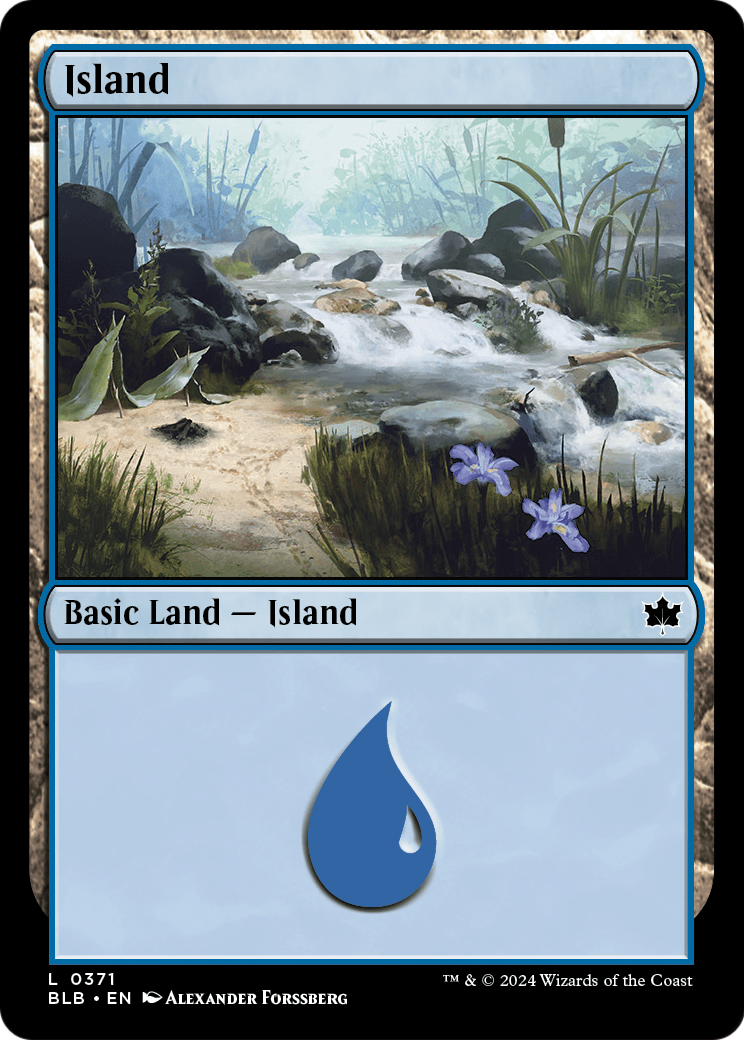 Island (BLB-371) [Bloomburrow] Foil