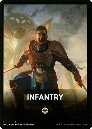 Infantry Theme Card (BRO-001) [The Brothers' War]