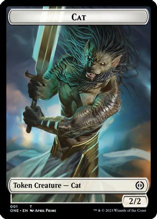 Cat Token (ONE-001) [Phyrexia: All Will Be One]
