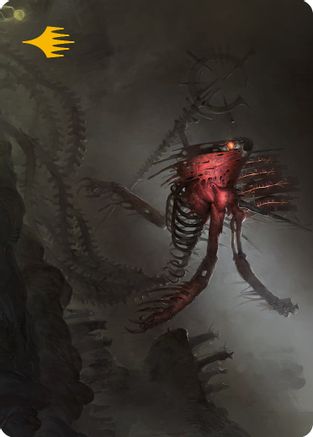 Drivnod, Carnage Dominus Art Card (Gold-Stamped Signature) (ASONE-020) [Art Series: Phyrexia: All Will Be One]