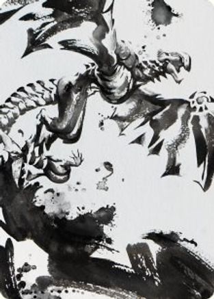 Quicksilver Fisher Art Card (ASONE-068) [Art Series: Phyrexia: All Will Be One]