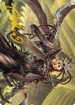 Testament Bearer Art Card (Gold-Stamped Signature) (ASONE-023) [Art Series: Phyrexia: All Will Be One]