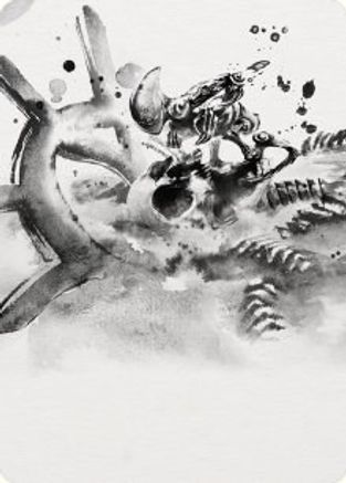 Myr Convert Art Card (ASONE-081) [Art Series: Phyrexia: All Will Be One]