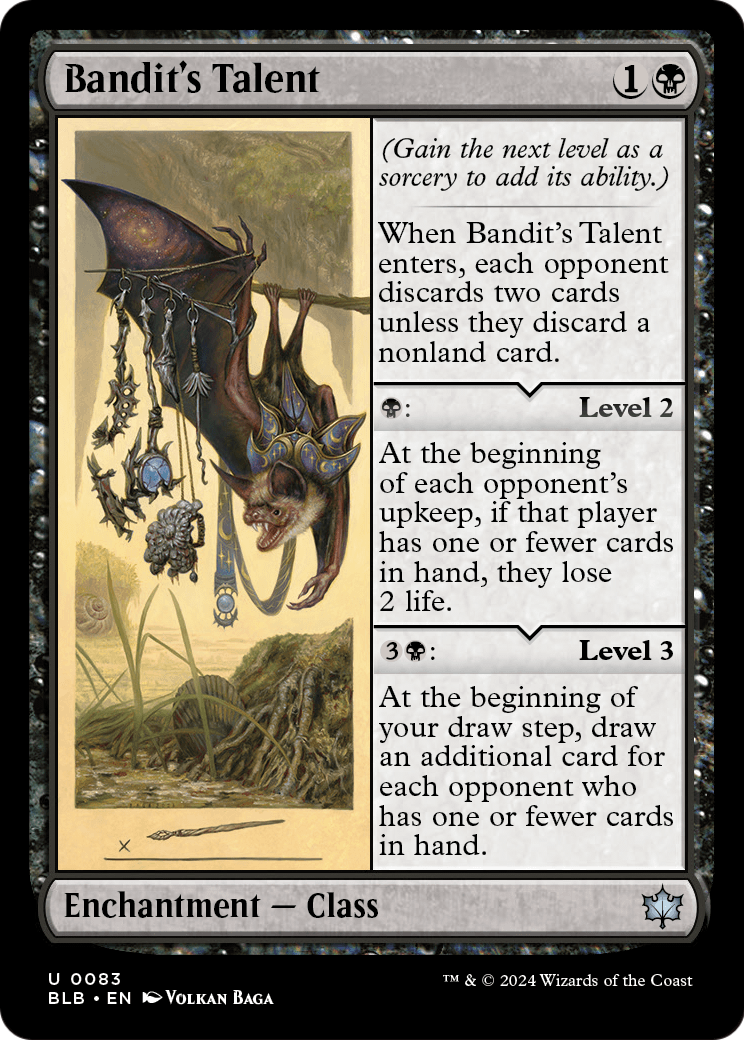 Bandit's Talent (BLB-083) [Bloomburrow] Foil
