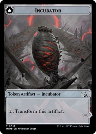 Incubator (0017) // Phyrexian (0017) Double-Sided Token (MOM-017) [March of the Machine]