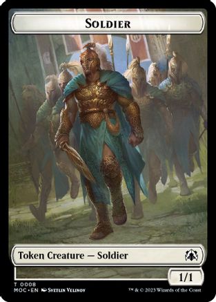 Soldier // Insect Double-Sided Token (MOC-8 // 31) [Commander: March of the Machine]