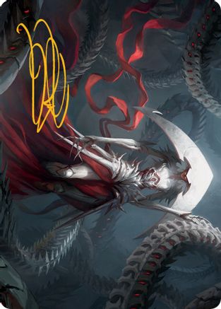 Elesh Norn Art Card (Gold-Stamped Signature) (ASMOM-004) [Art Series: March of the Machine]