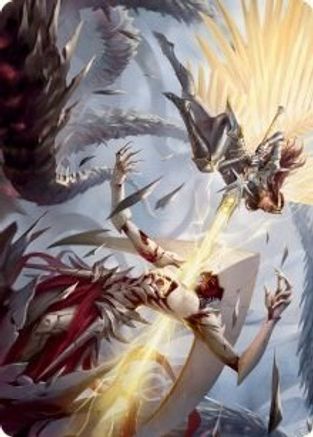Elspeth's Smite Art Card (ASMOM-005) [Art Series: March of the Machine]