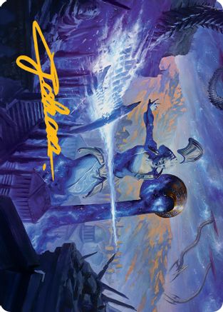 Ephara, Ever-Sheltering Art Card (Gold-Stamped Signature) (ASMOM-008) [Art Series: March of the Machine]