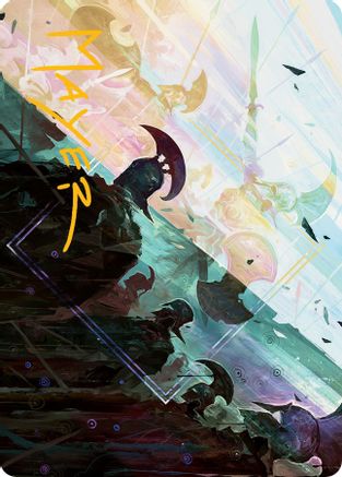 Surge of Salvation Art Card (Gold-Stamped Signature) (ASMOM-010) [Art Series: March of the Machine]
