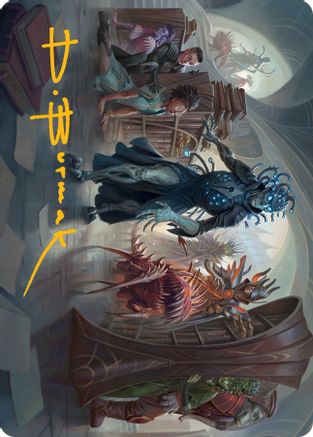 Invasion of Arcavios Art Card (Gold-Stamped Signature) (ASMOM-011) [Art Series: March of the Machine]