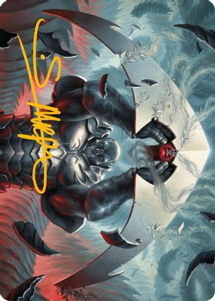 Mirrodin Avenged Art Card (Gold-Stamped Signature) (ASMOM-026) [Art Series: March of the Machine]