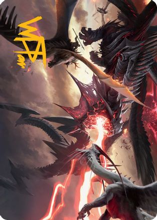 Invasion of Tarkir Art Card (Gold-Stamped Signature) (ASMOM-034) [Art Series: March of the Machine]