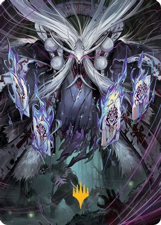 Horobi, Death's Wail Art Card (Gold-Stamped Signature) (ASMOM-070) [Art Series: March of the Machine]