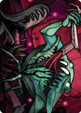 Yargle, Glutton of Urborg Art Card (ASMOM-072) [Art Series: March of the Machine]