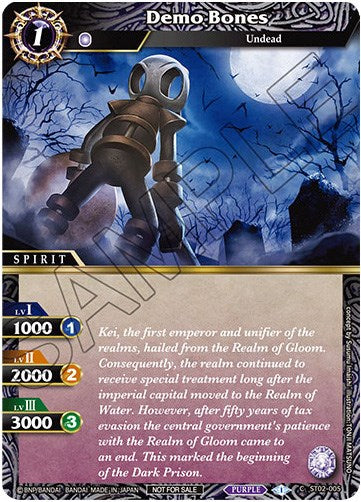 Demo Bones (Championship Pack 2023 Vol. 1) (ST01-005) [Battle Spirits Saga Promo Cards]