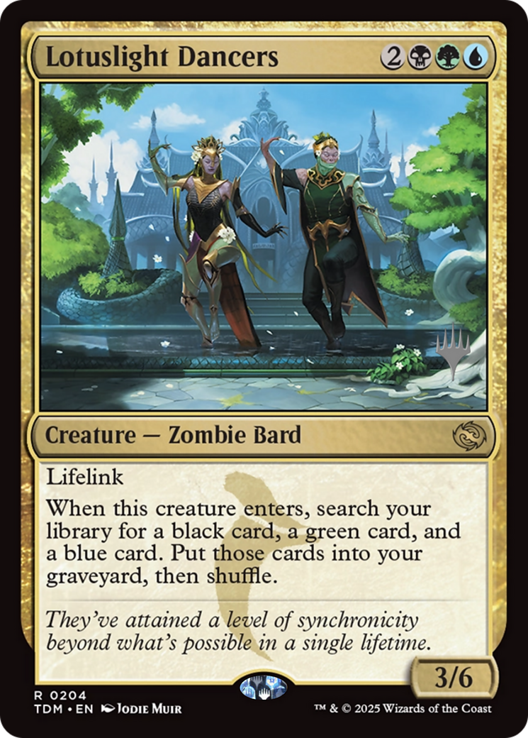 Lotuslight Dancers (PPTDM-204) [Promo Pack: Tarkir: Dragonstorm] Foil