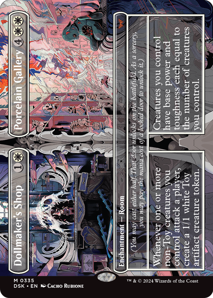 Dollmaker's Shop // Porcelain Gallery (Borderless) (DSK-335) [Duskmourn: House of Horror]