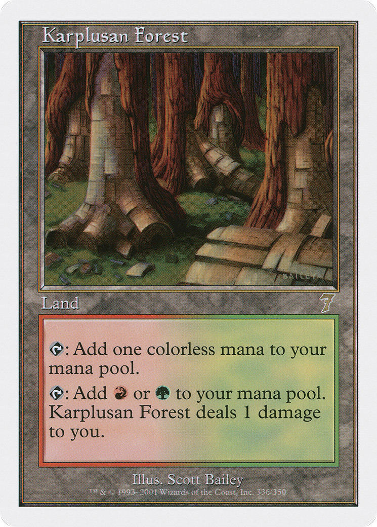 Karplusan Forest (7ED-336) [7th Edition] Foil