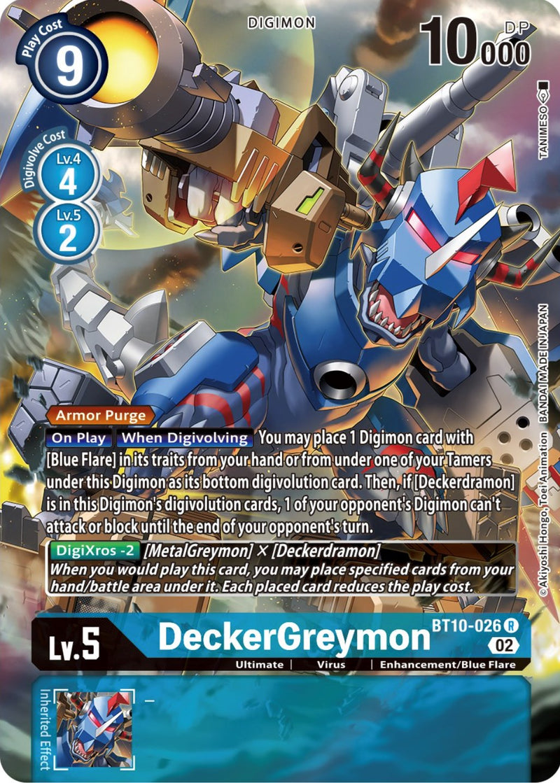 DeckerGreymon [BT10-026] (Alternate Art) [Xros Encounter]