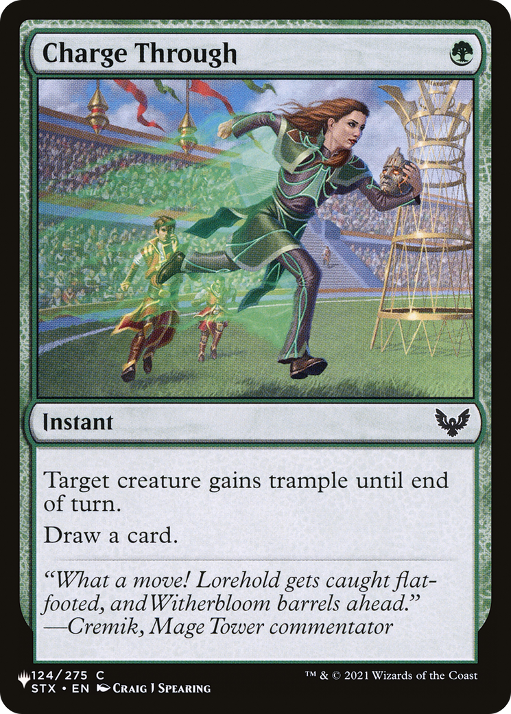 Charge Through (LIST-124/275) [The List]