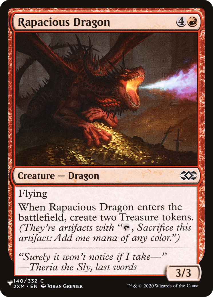 Rapacious Dragon (LIST-140/332) [The List]