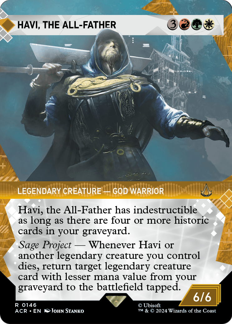 Havi, the All-Father (Showcase) (ACR-146) (Borderless) [Assassin's Creed]
