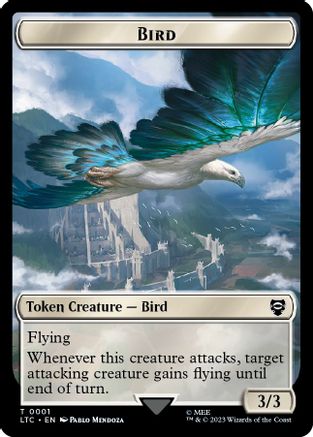 Bird (0001) // Goat Double-Sided Token (LTC-1 // 2) [Commander: The Lord of the Rings: Tales of Middle-earth]