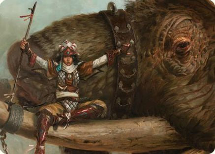 Tuskguard Captain Art Card (ASCMM-016) [Art Series: Commander Masters]