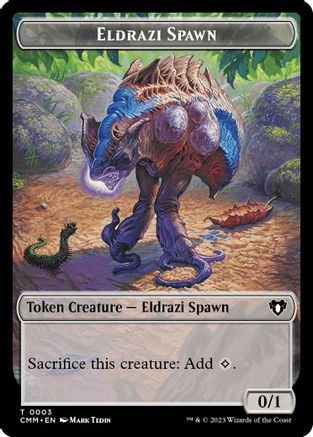 Eldrazi Spawn // Phyrexian Germ Double-Sided Token (CMM-3 // 16) [Commander Masters] Foil