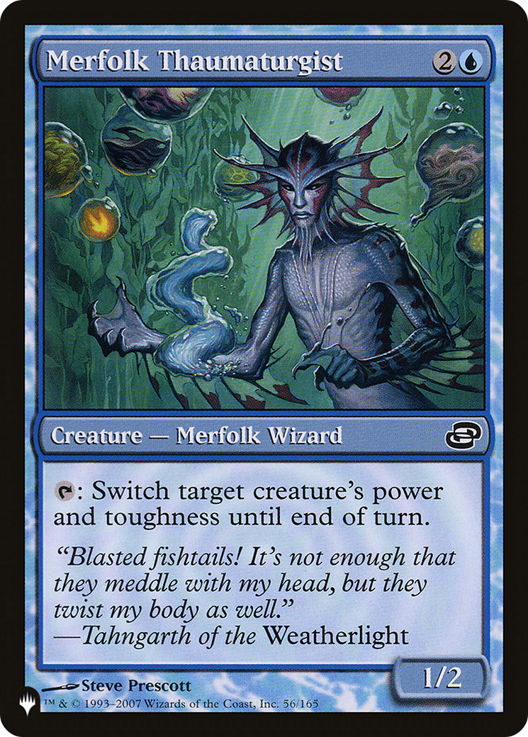 Merfolk Thaumaturgist (LIST-56/165) (Colorshifted) [The List]