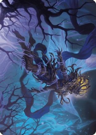 Sleep-Cursed Faerie Art Card (ASWOE-008) [Art Series: Wilds of Eldraine]