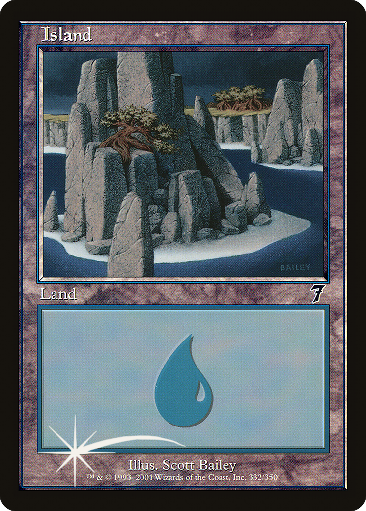 Island (7ED-332) [7th Edition] Foil