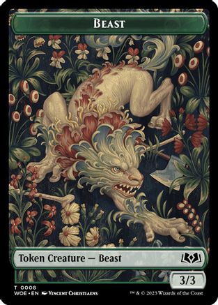 Beast Token (WOE-008) [Wilds of Eldraine]