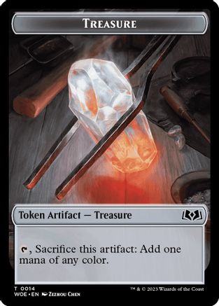 Treasure Token (WOE-014) [Wilds of Eldraine]