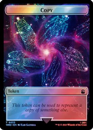 Copy // Clue (0055) Double-Sided Token (Surge Foil) (WHO-33 // 55) [Universes Beyond: Doctor Who] Foil