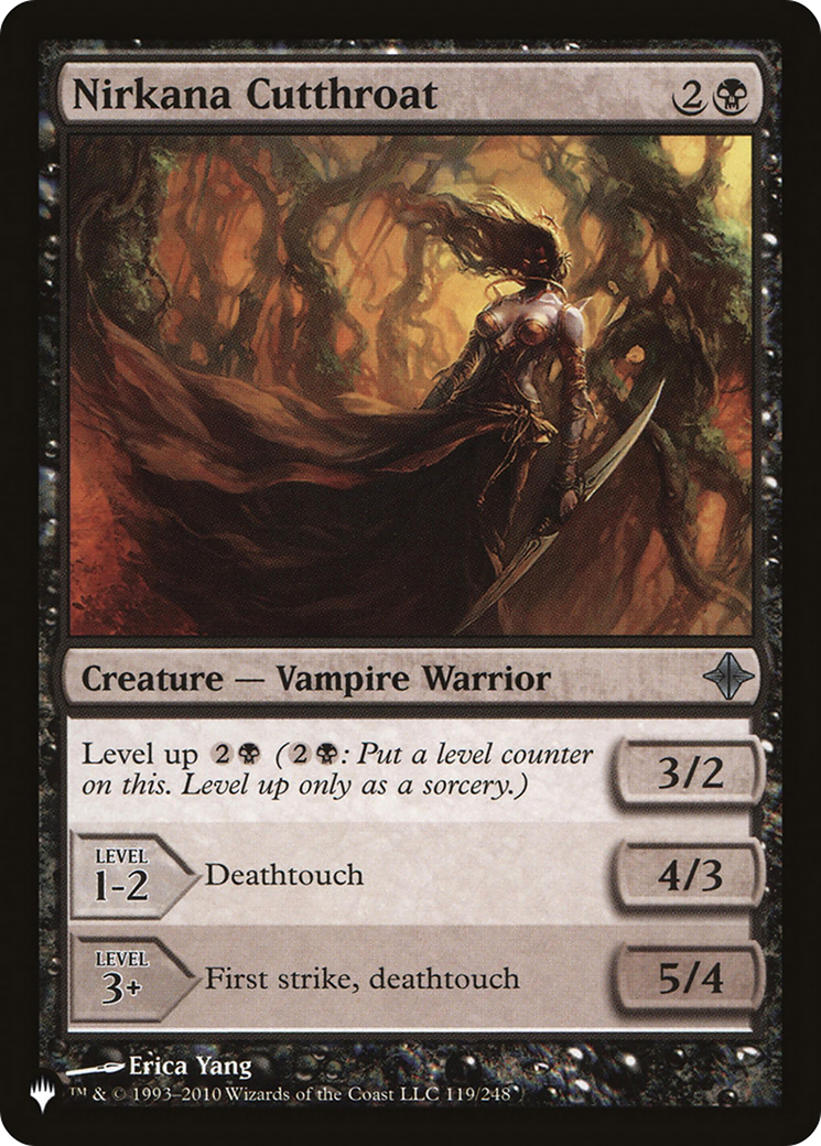 Nirkana Cutthroat (LIST-119/248) [The List]