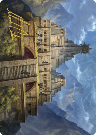Barracks of the Thousand Art Card (Gold-Stamped Signature) (ASLCI-006) [Art Series: The Lost Caverns of Ixalan]