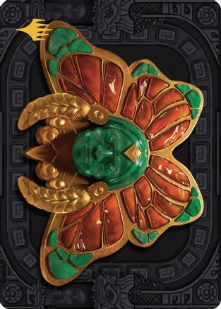 Ojer Kaslem, Deepest Growth Art Card (58/81) (Gold-Stamped Planeswalker Symbol) (ASLCI-058) [Art Series: The Lost Caverns of Ixalan]