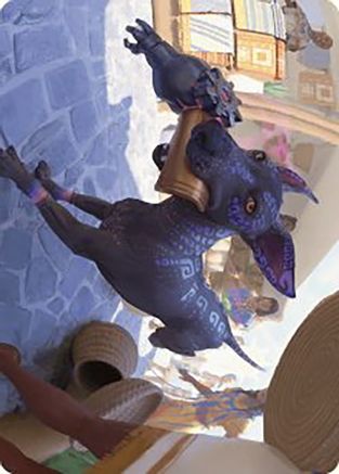 Mischievous Pup Art Card (ASLCI-003) [Art Series: The Lost Caverns of Ixalan]