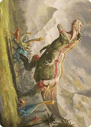 Ghalta, Stampede Tyrant Art Card (ASLCI-024) [Art Series: The Lost Caverns of Ixalan]