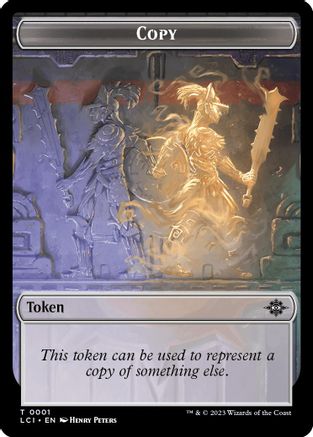 Copy // Angel Double-Sided Token (LCI-1 // 2) [The Lost Caverns of Ixalan] Foil
