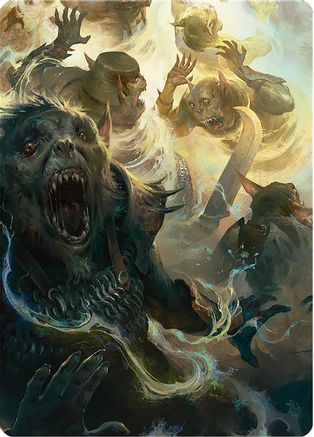 Galadriel's Dismissal Art Card (ASLTR-010) [Art Series: Universes Beyond: The Lord of the Rings: Tales of Middle-earth]