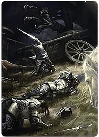 Courageous Resolve Art Card (ASLTR-016) [Art Series: Universes Beyond: The Lord of the Rings: Tales of Middle-earth]