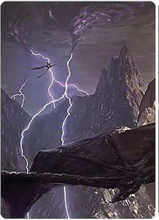 Call Forth the Tempest Art Card (ASLTR-019) [Art Series: Universes Beyond: The Lord of the Rings: Tales of Middle-earth]
