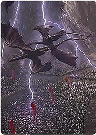 Mordor on the March Art Card (ASLTR-022) [Art Series: Universes Beyond: The Lord of the Rings: Tales of Middle-earth]
