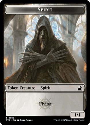 Spirit (0018) // Sphinx Double-Sided Token (RVR-18 // 17) [Ravnica Remastered] Foil