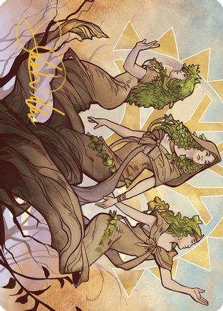 Trostani, Three Whispers Art Card (Gold-Stamped Signature) (ASMKM-037) [Art Series: Murders at Karlov Manor]